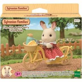 Sylvanian Families Chocolate Rabbit Girl's Cycling Ride 5777