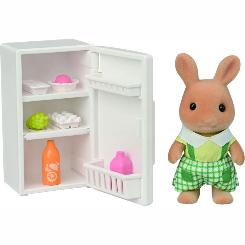 Sylvanian Families Sunny Rabbit Boy's Refrigerator Set 5778