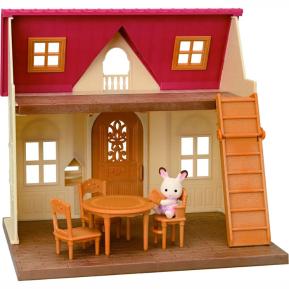 Sylvanian Families Red Roof Cozy Cottage Playhouse 5785