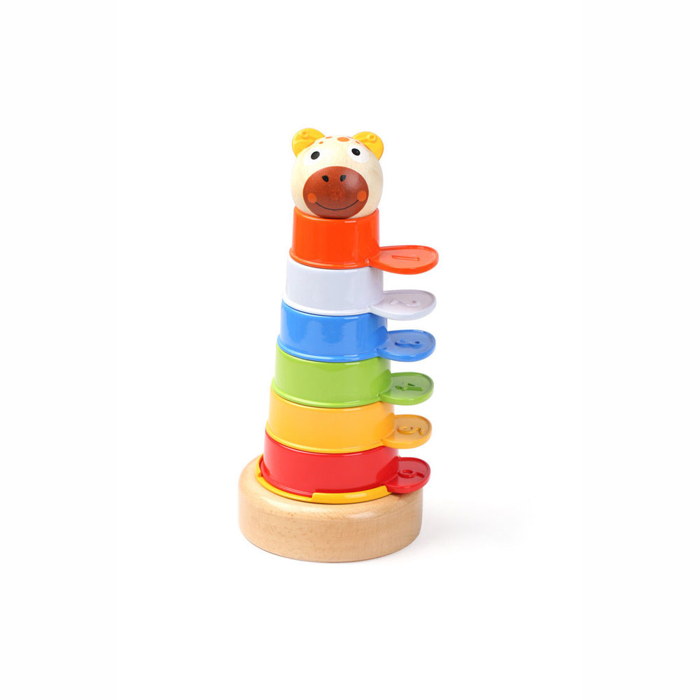 Top Bright Animal Stacking Tower 120322