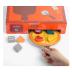 Top Bright Margherita Shape Pizza Box 120454
