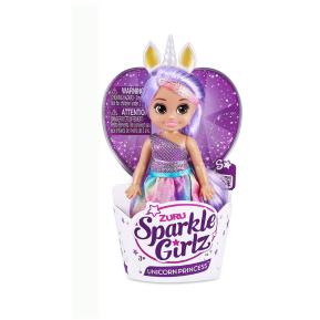 ZURU Sparkle Girlz Mini Unicorn Princess Cupcake 12cm Μωβ Μαλλιά